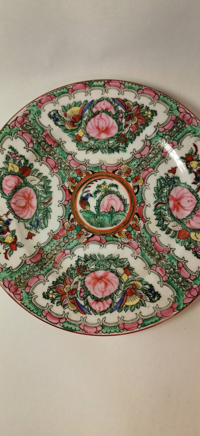 Old porcelain plate from china macau