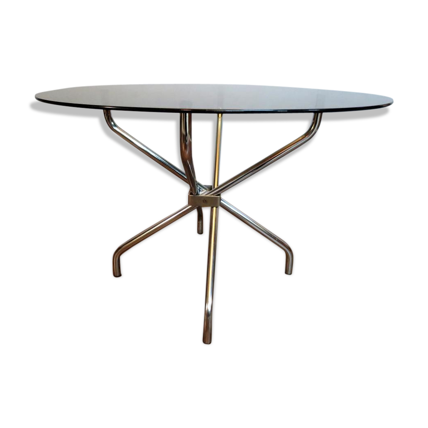 Table ronde vintage des années 70