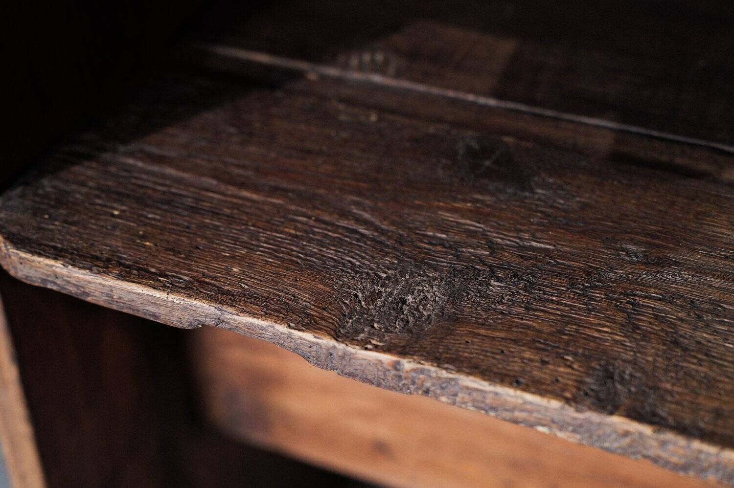 Antique workshop table - Savoyard folk art, circa 1900