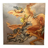 Modern oil on canvas in the style of Tiepolo.