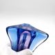 Large Sommerso Vase Murano Violet Blue 34cm