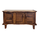 Brutalist enfilade in olive wood, 1952