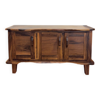 Brutalist enfilade in olive wood, 1952