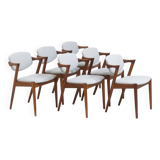 Schou Andersen set of six teak ‘model 42’ dining chairs – Kai Kristiansen