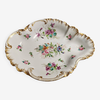 Plat creux en porcelaine Haviland XIXème