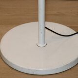Vintage floor lamp in white lacquered metal, 1970