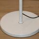 Vintage floor lamp in white lacquered metal, 1970