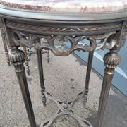 Pair of pedestal tables