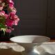 Small white porcelain fruit cup