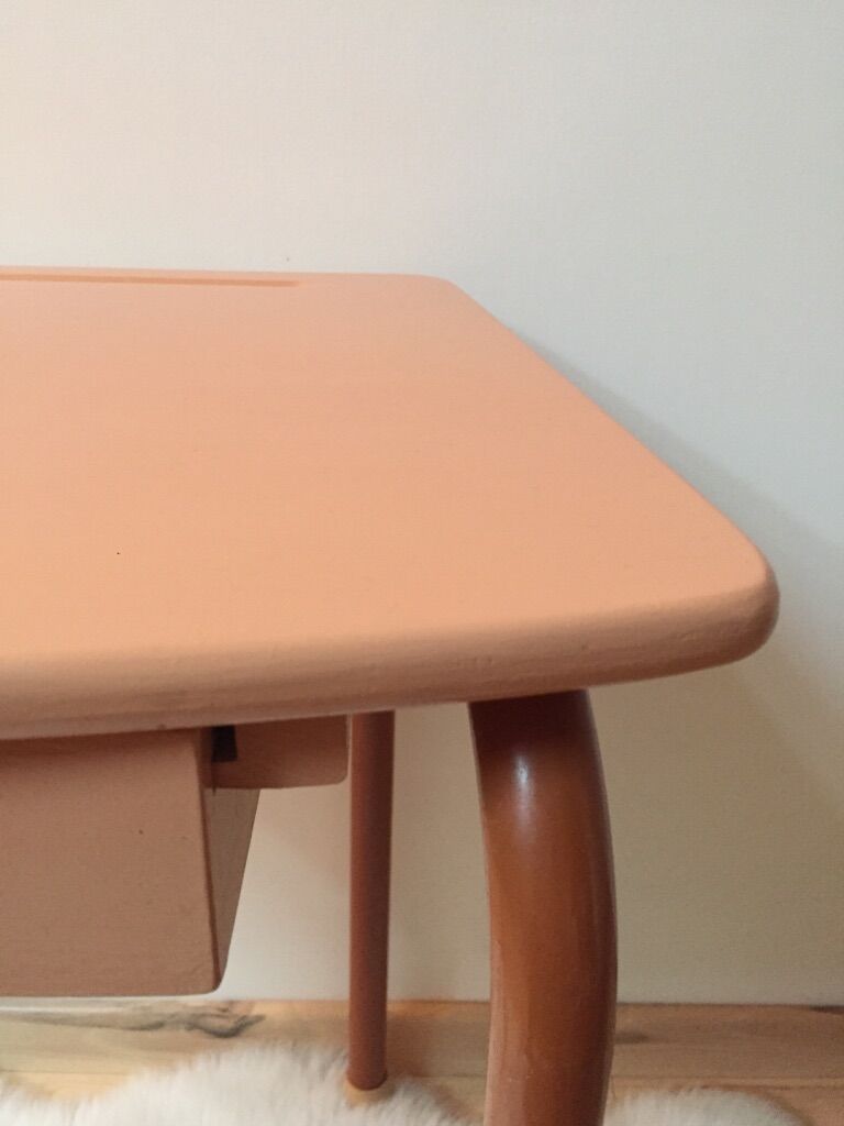 School set MCA 300 armchair and MCA 322 desk by Jacques Hitier, 1950's