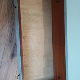 Vintage wood and blue chest of drawers