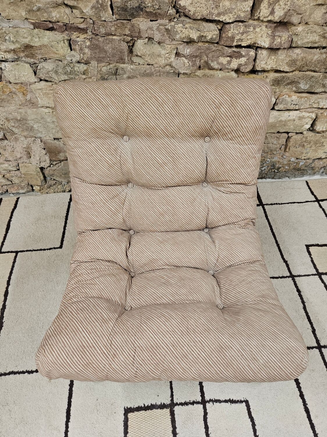 Vintage tubular armchair 1970s