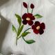 7 antique and embroidered napkins
