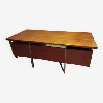 Vintage teak desk by Alain Richard