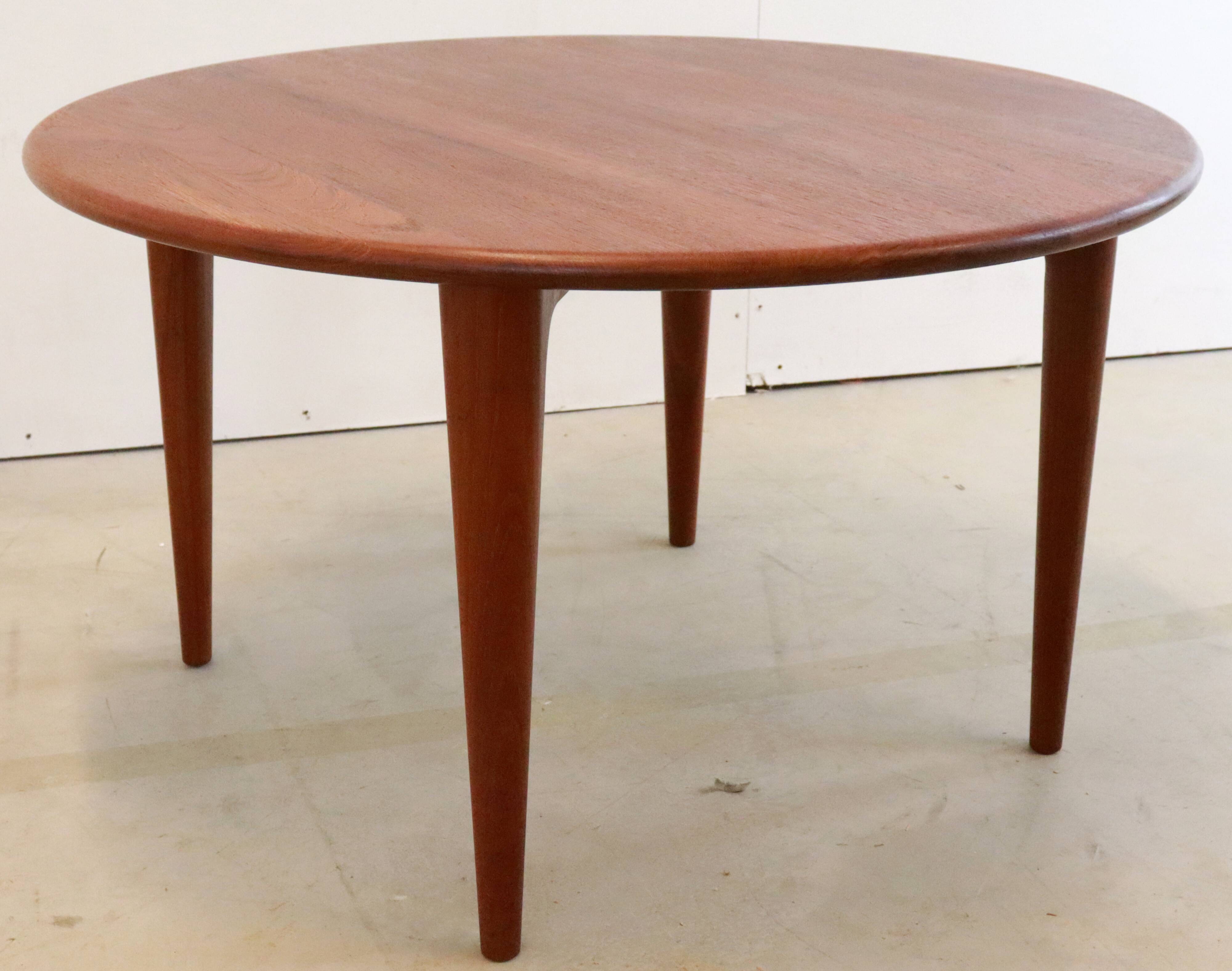 Danish round coffee table 'Breum'