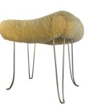 Vintage 50s stool/pouf/footstool
