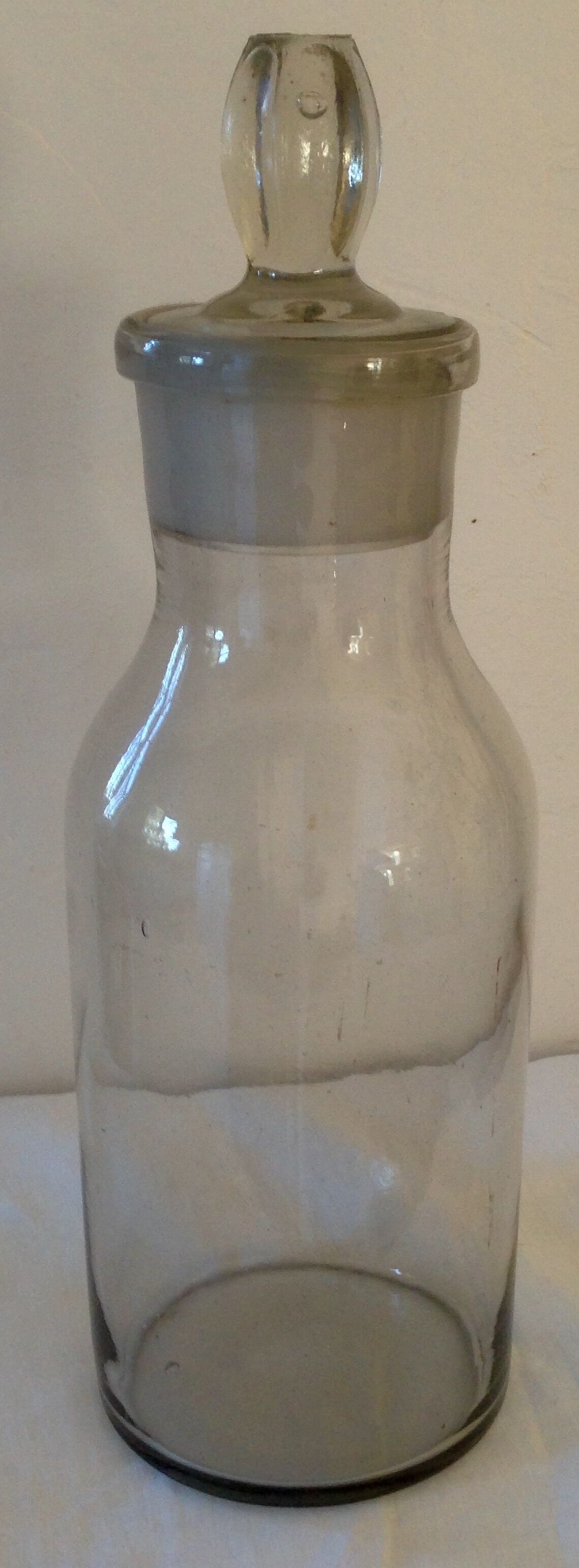 Very large old apothecary bottles