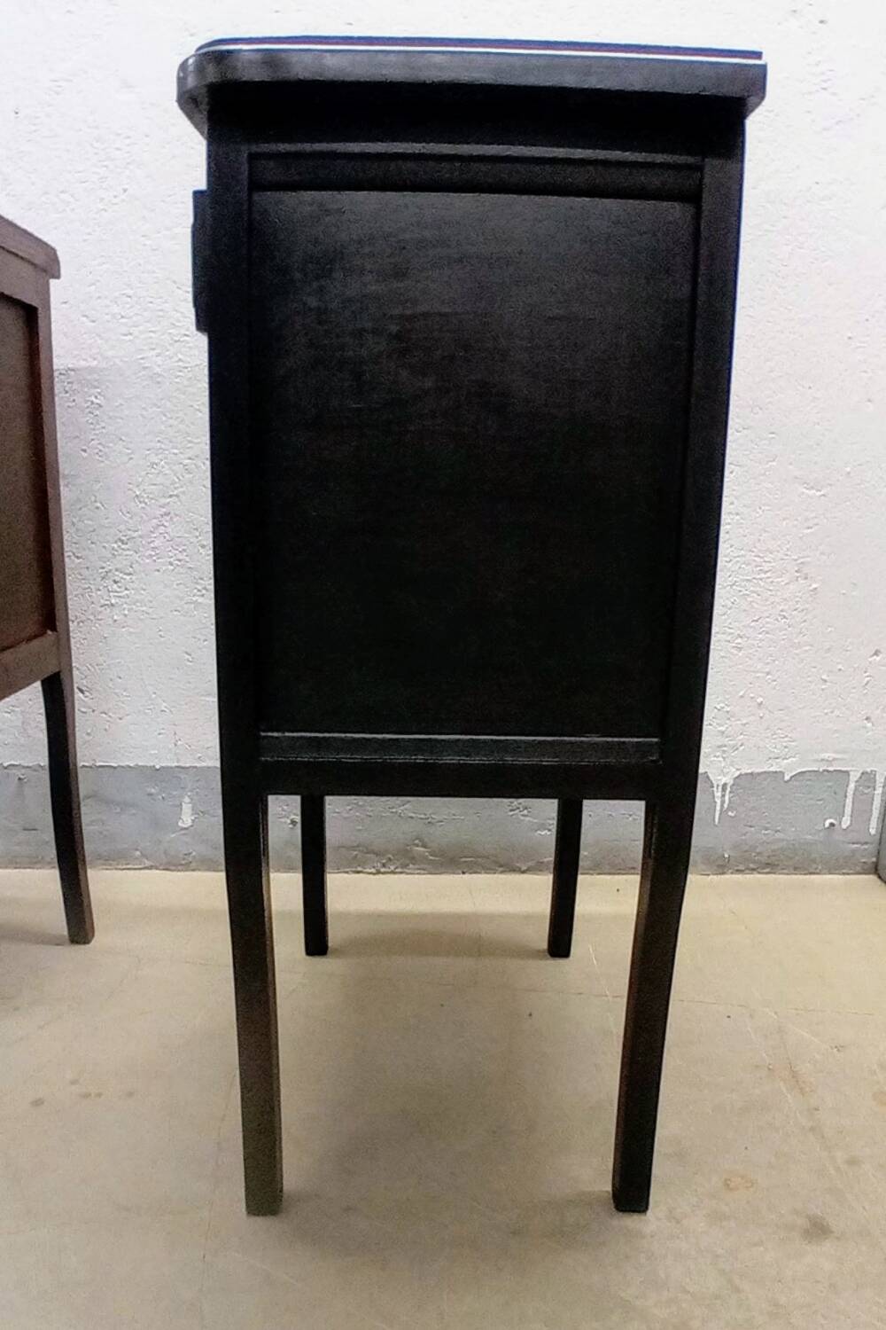 Vintage industrial revamped bedside table (pair)