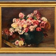 Frédéric de Smet (1876–1948), "Still Life with Roses."