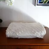 Old crochet bed cover 255 cm x 215 cm