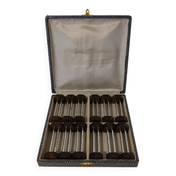 Set of 12 Art Deco knife rests