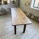 Walnut farmhouse table 2.10m from the 50s