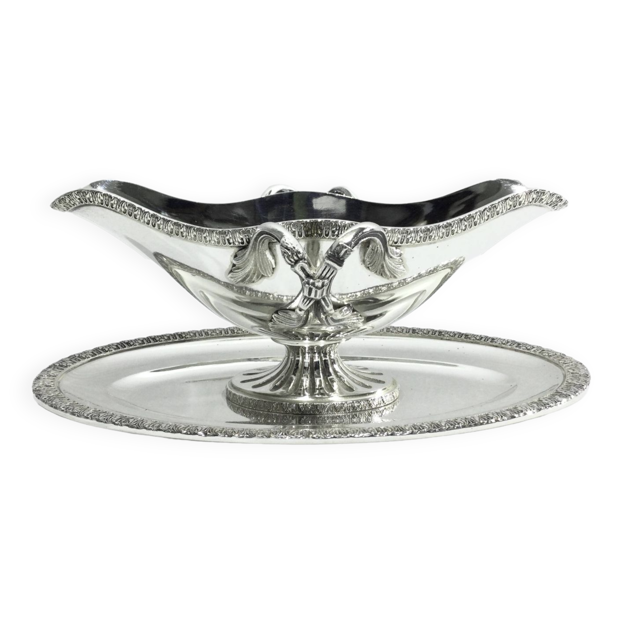 Nicolas Bourgeois – Silver Metal Gravy Boat
