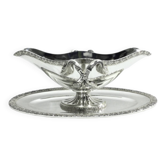 Nicolas Bourgeois – Silver Metal Gravy Boat