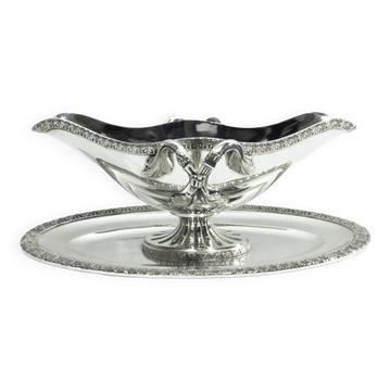 Nicolas Bourgeois – Silver Metal Gravy Boat