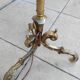 Lampadaire vintage laiton napoleon