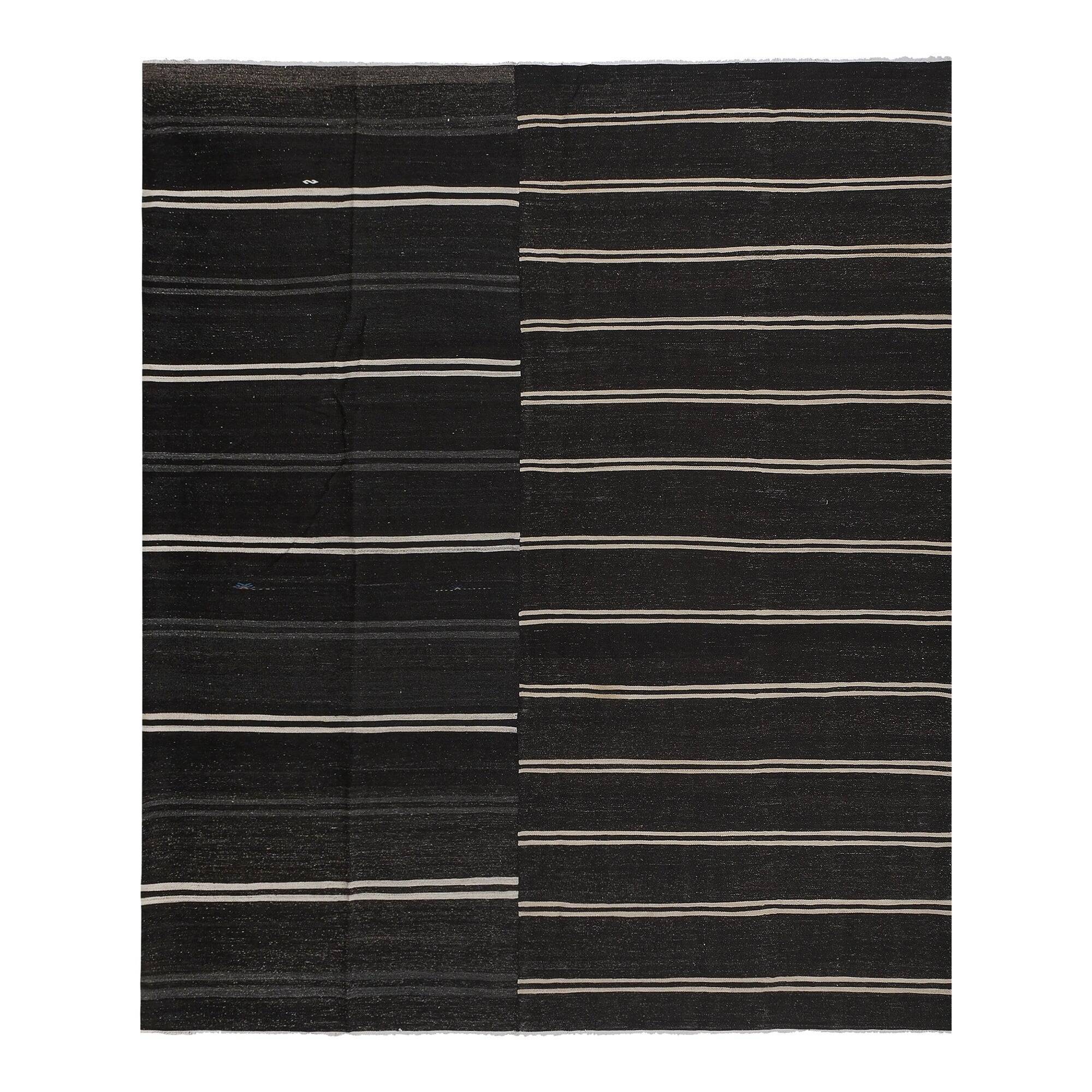 Tapis Kilim turc vintage tissé main