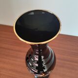 vase noir en verre