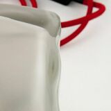 Paire de lampes de table en verre scandinave