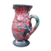 Glazed ceramic pitcher in Fat Lava style