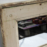 Mirror Wood Old Teak Patina White Breakage 54x3x36cm 6
