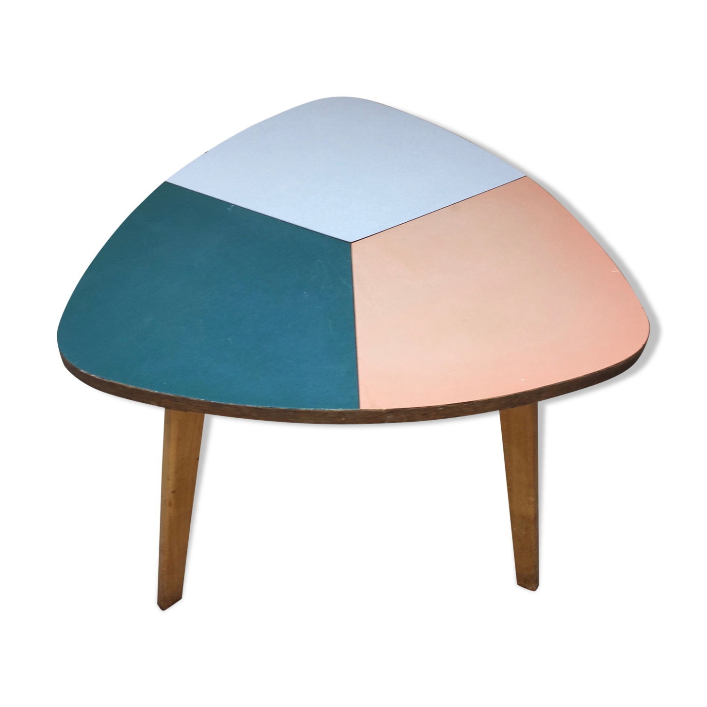 Wooden and formica table in the 1960s
