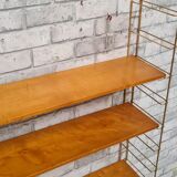 Vintage shelf 1950 in stained wood