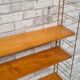 Vintage shelf 1950 in stained wood