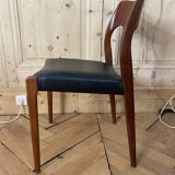 6 Scandinavian Chairs Model No. 71 by Niels Otto Moller