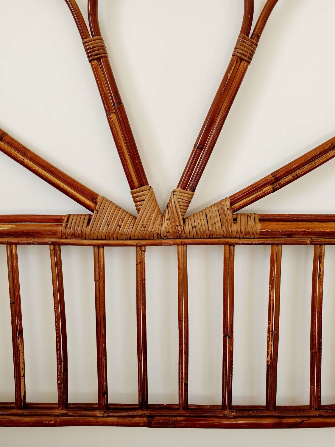 Rattan headboard for 2 people 140/160