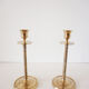 Pair of vintage brass candlesticks
