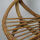 Vintage rattan basket chair