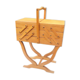 Art-deco sewing worker