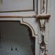 Italian hand-painted Console Table with Mirror and floral painting
