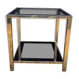 Brass side table
