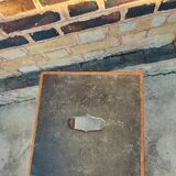 Vintage wood workshop top stool