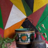 Cache-pot vintage en céramique