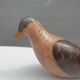 Carved painted wood dove
