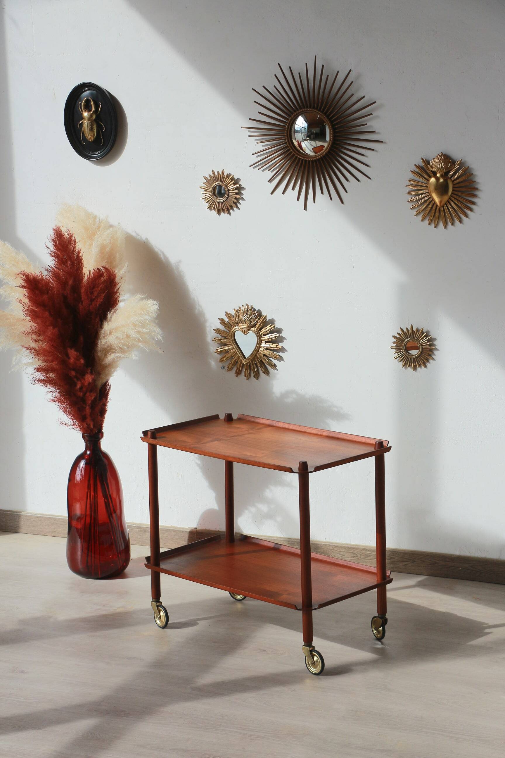 Teak trolley by Poul Hundevad for Vamdrup - Denmark - 1960