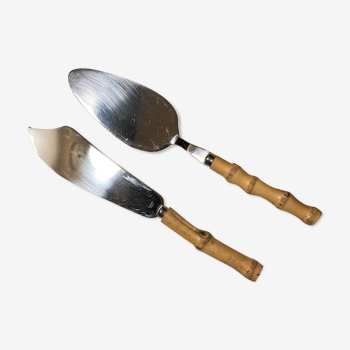 Lot with pie shovel and cake knife